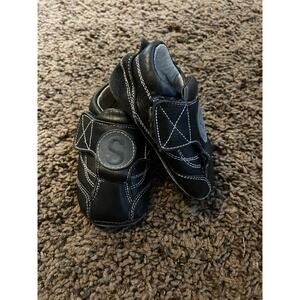 Shoesme baby boy sz. 18 month navy soft shoe. Beautiful pair, great shape